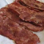 cooked turkey bacon