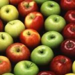 red and green apples